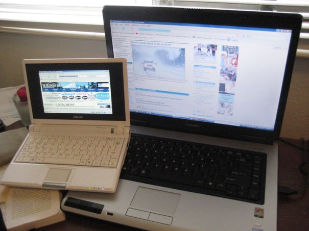 ASUS eePC 700 vs klassisches Laptop