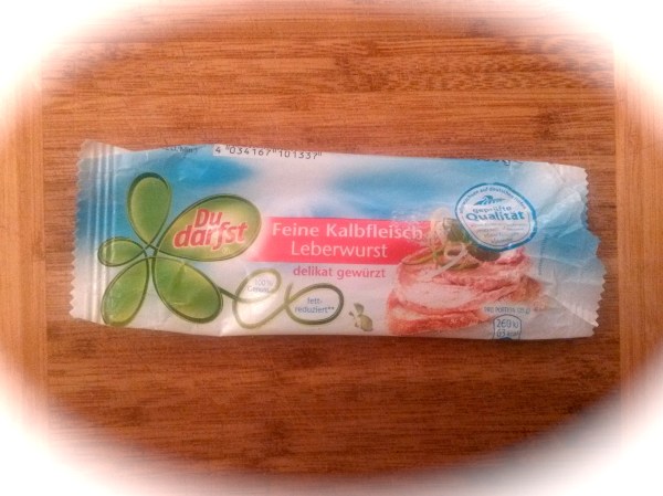 "Du darfst" Kalbfleisch Leberwurst
