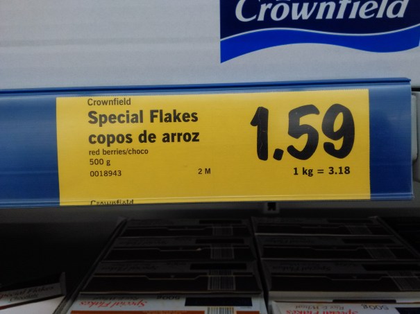 Einheitspreis für alle Crownfields Flakes