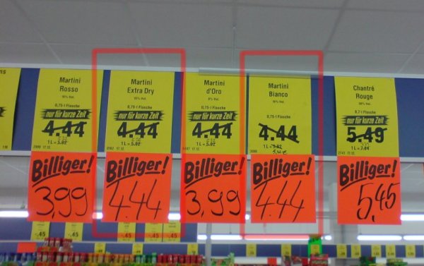 Preissenkung a la Lidl