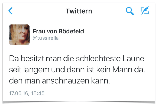 Mann : Frau