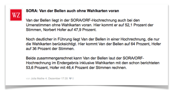 Öffentlich-Rechtliches "Ergebnis"