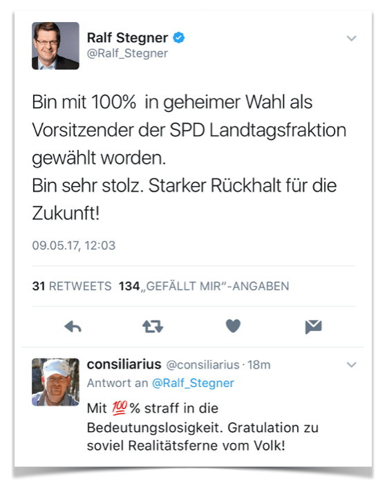 Tweet Ralf Stegner