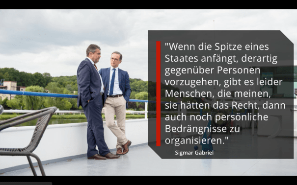 Sigmar Gabriel zur persönlichen Bedrohung
