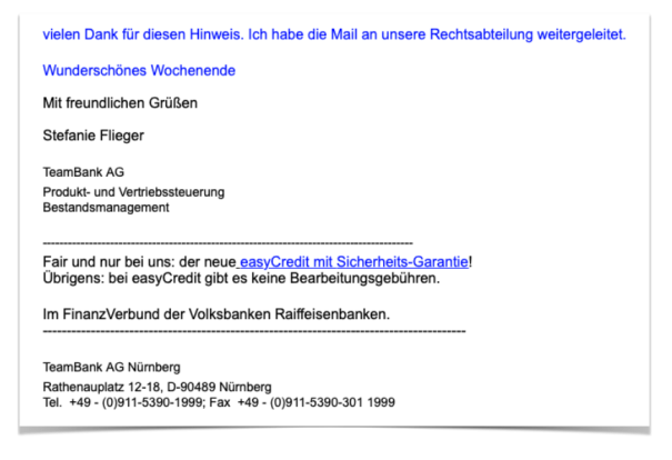 Mail VR Banken