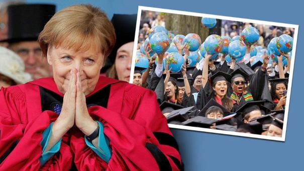 Merkel in Harvard