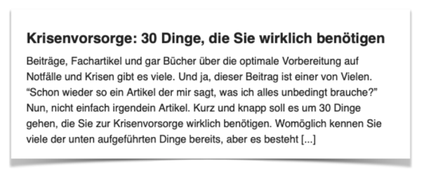 Ausschnitt Waldhammer Newsletter