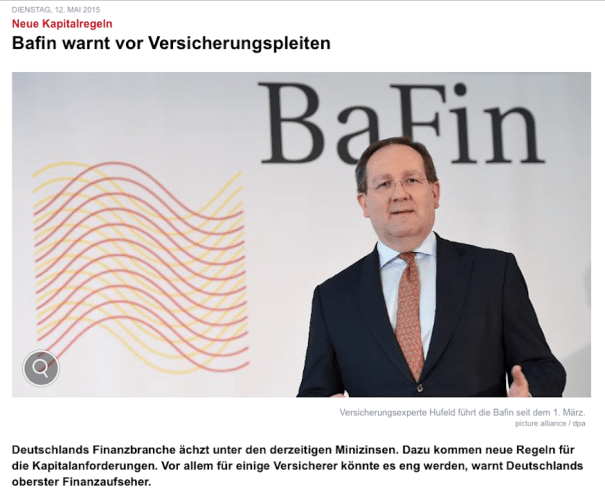 BAFIN Versicherungspleiten